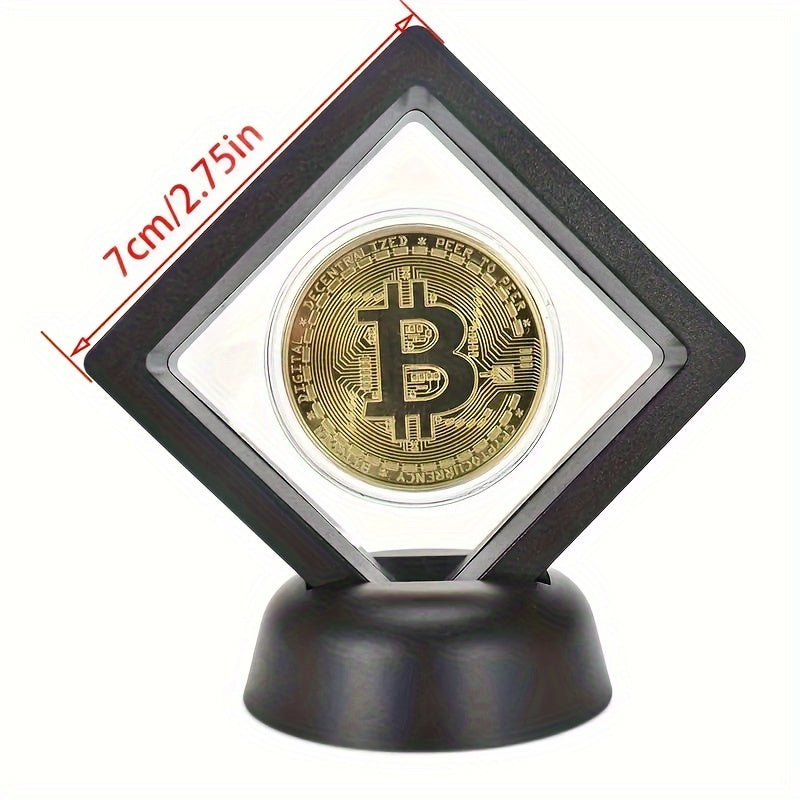 Crypto Display Stand with Bitcoin