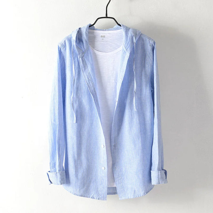 Sundown Hooded Button-Up