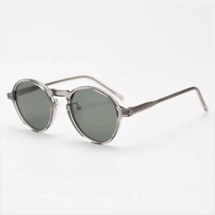 Oliver Oval Metal Frame Polarized Shades