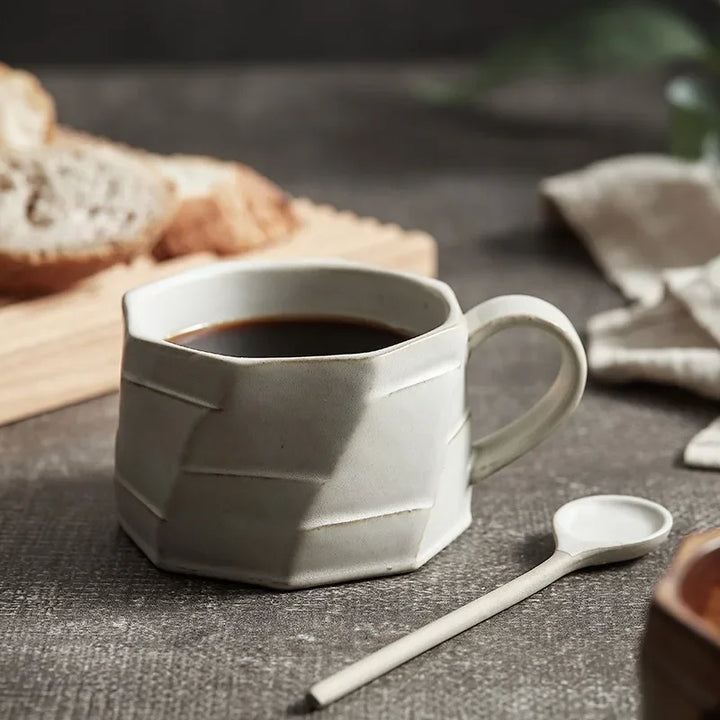 CrocHide Ceramic Embossed Mug