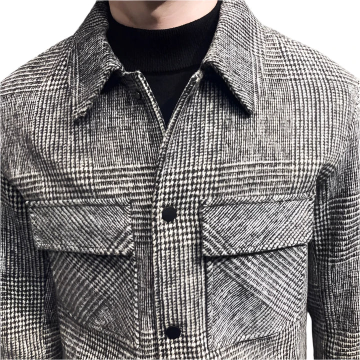 Gentleman's CapitalClass Plaid Overcoat