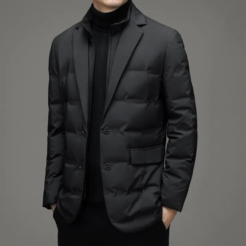 Urbane Frost Dual-Layered Down Filled Blazer