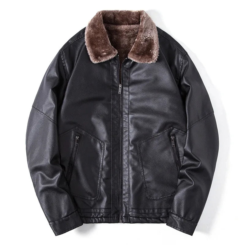 Enzo Versailles Fur Bomber Jacket