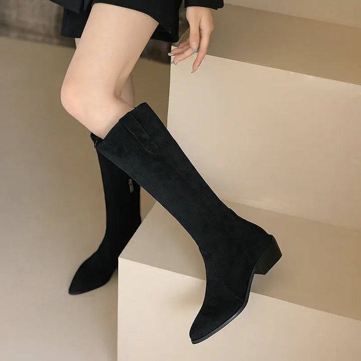 Arden Suede Knee Boot