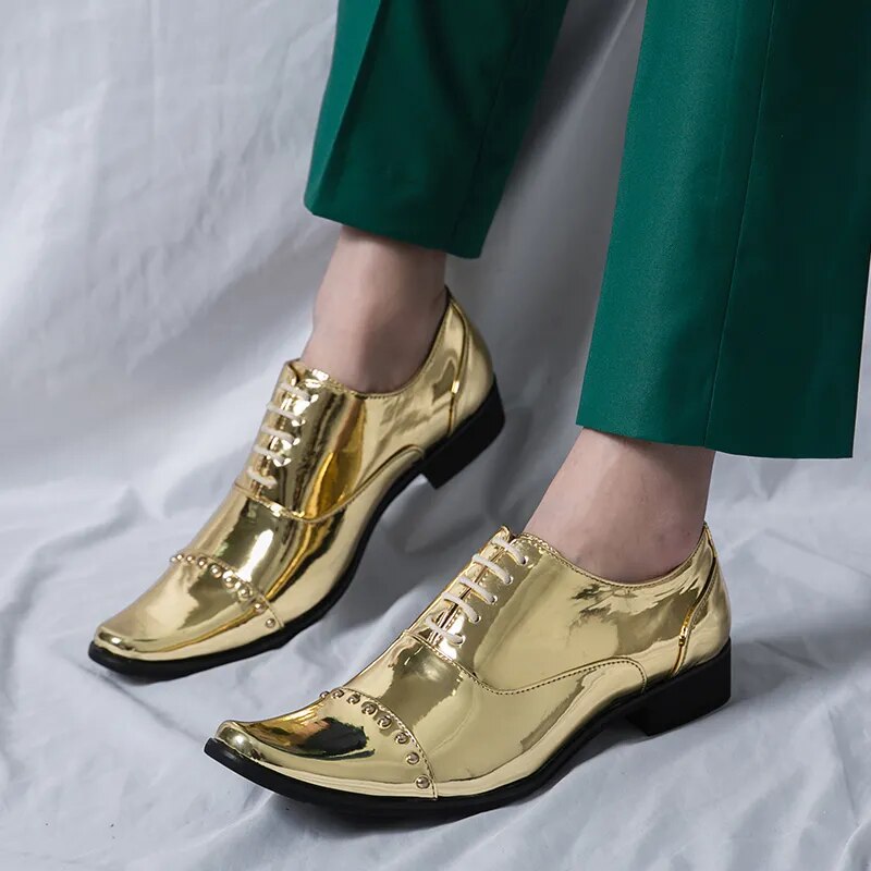 Gilded GoldRush Dress Shoe