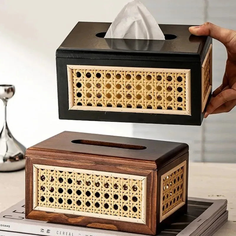 Ceres Wooden Tissue Box Holder