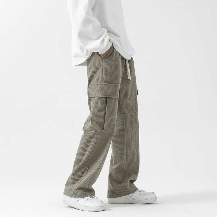 Haggar Straight Leg Corduroy Pants