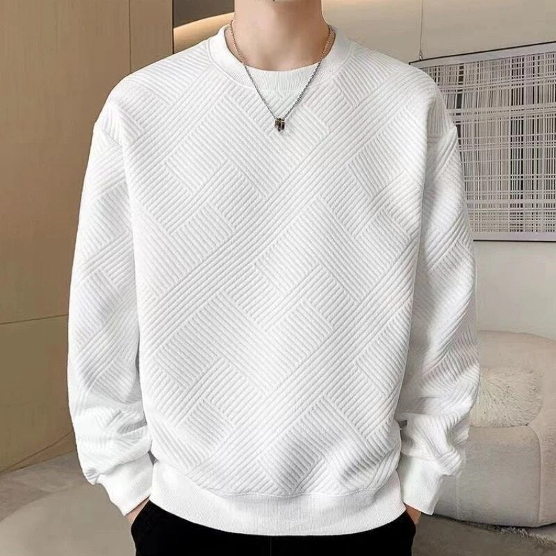 Contemporary O-Neck Men's Knit