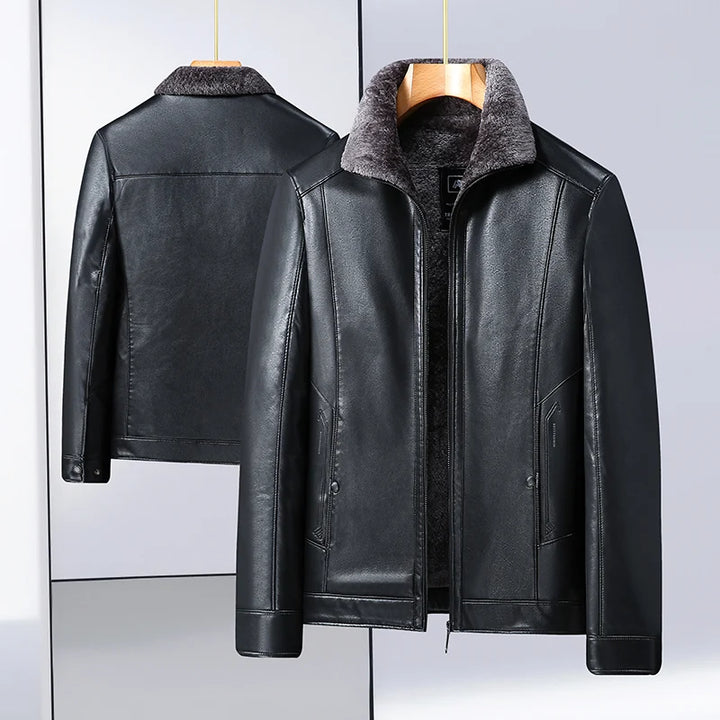 Stonehenge Faux Lined Leather Jacket