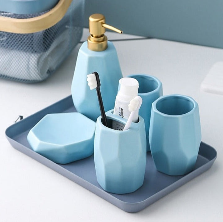 GioielloRilucente Ceramic Bathroom Collection Set