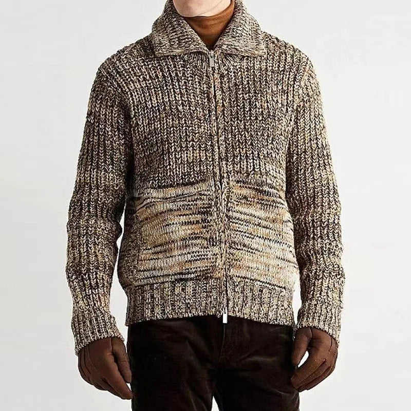 Stratus Slim Wool Knit Cardigan