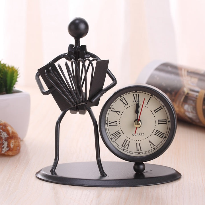 Classic Musician Clock Figurine