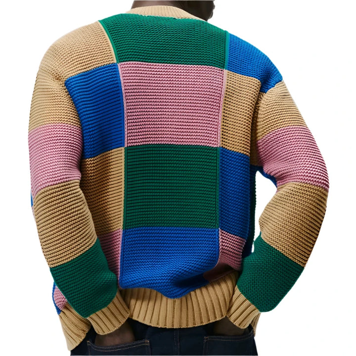 Vinson Colorblock Knitted Cardigan