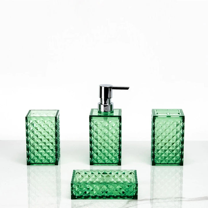 Fournier Diamond Embossed Bathroom Set