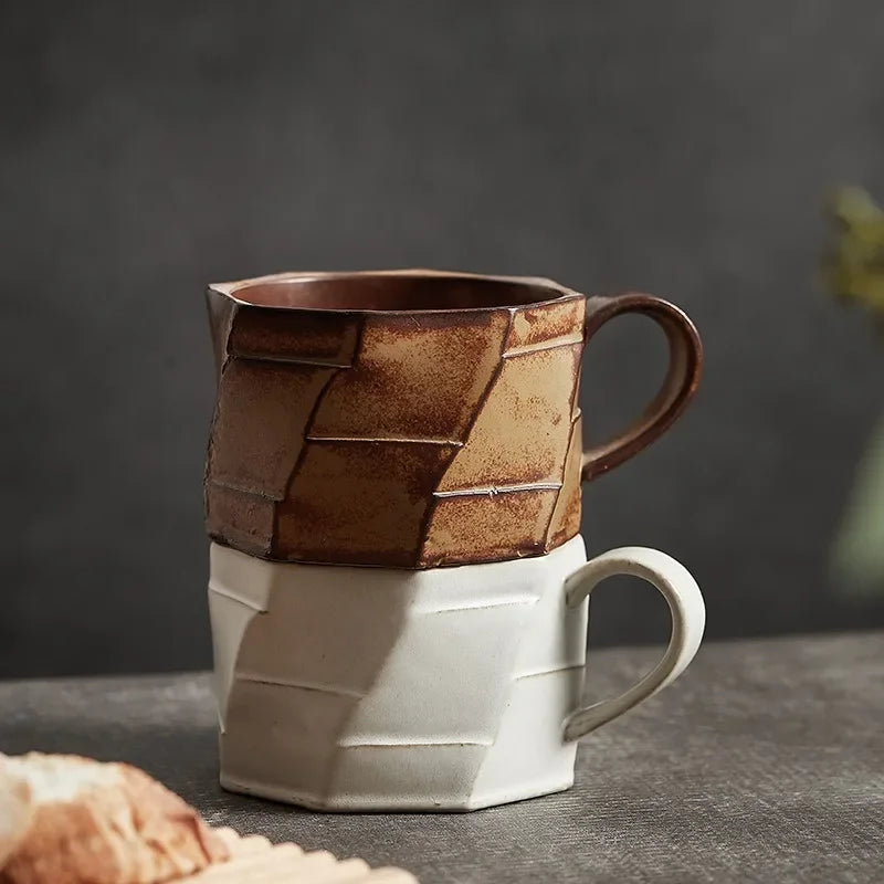 CrocHide Ceramic Embossed Mug