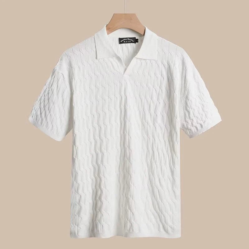 Virtuoso Ribbed Slim-Fit Polo