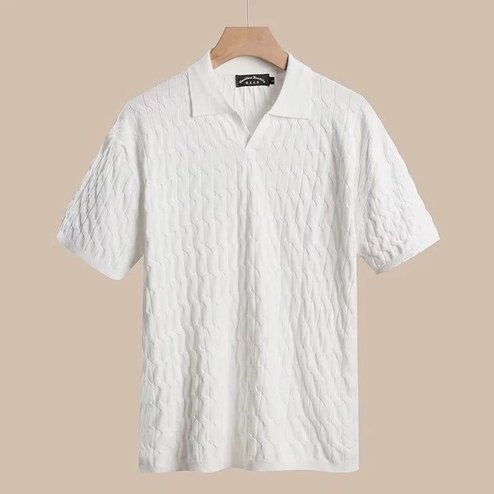 Virtuoso Ribbed Slim-Fit Polo