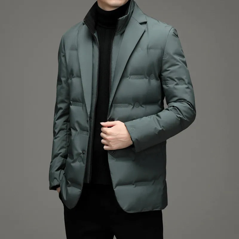 Urbane Frost Dual-Layered Down Filled Blazer