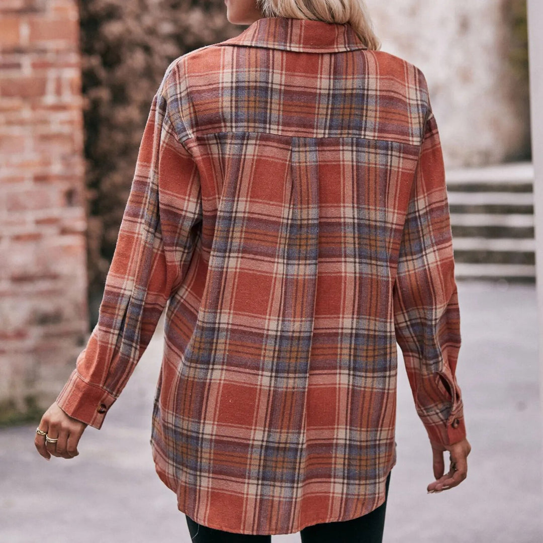 Women Nordic Nature Flannel Cotton Top