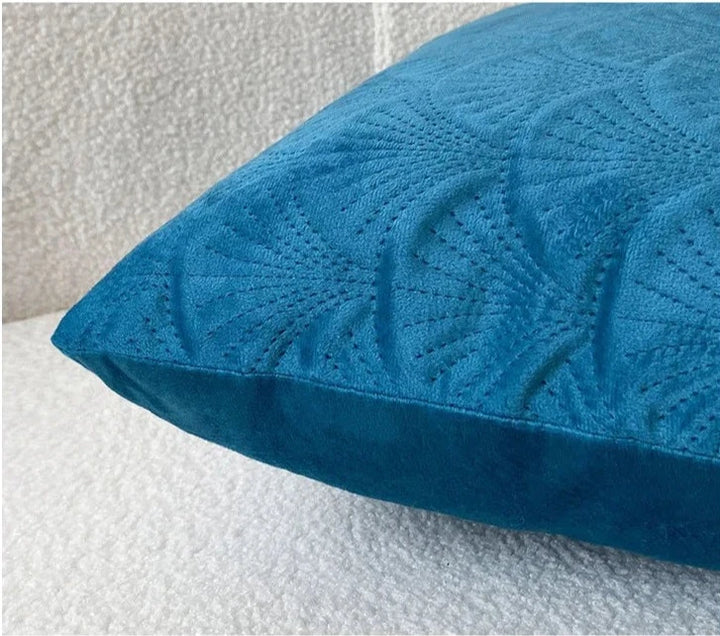 Coastal Velvet Scallop Cushion Cover