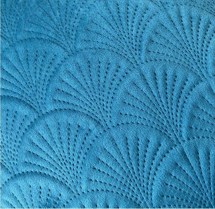 Coastal Velvet Scallop Cushion Cover