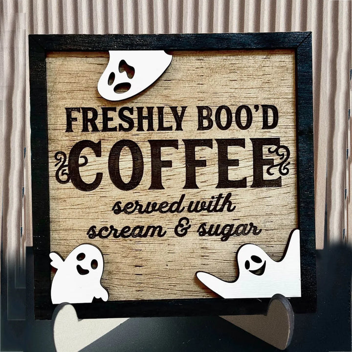 Freshly Boo'd Coffee Sign