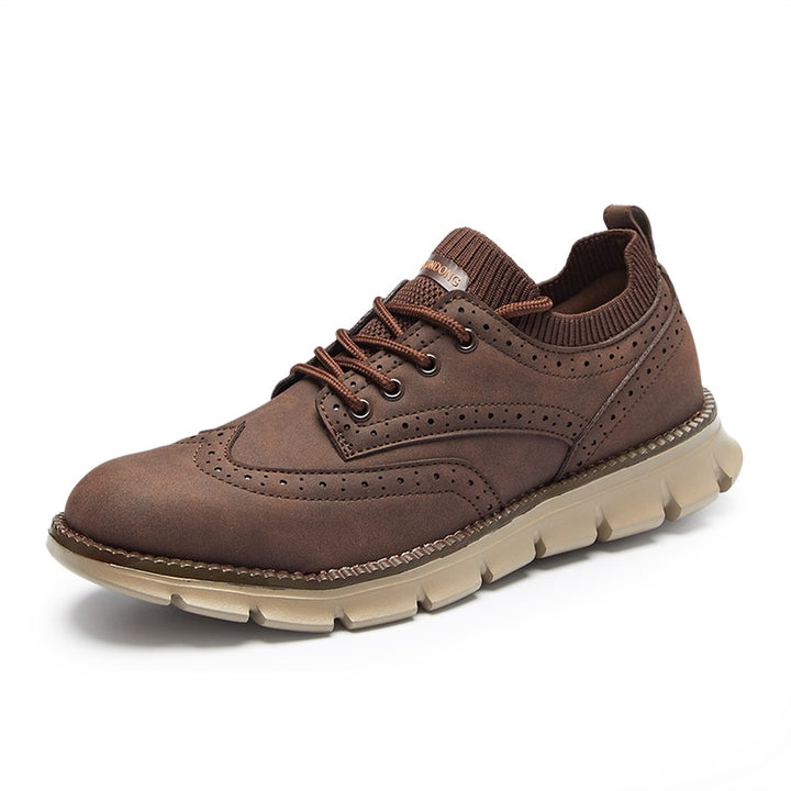 VentioMen's Flexible Leather Casual Shoe