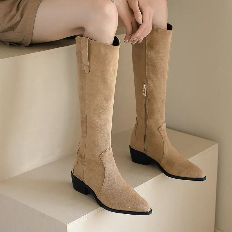 Arden Suede Knee Boot