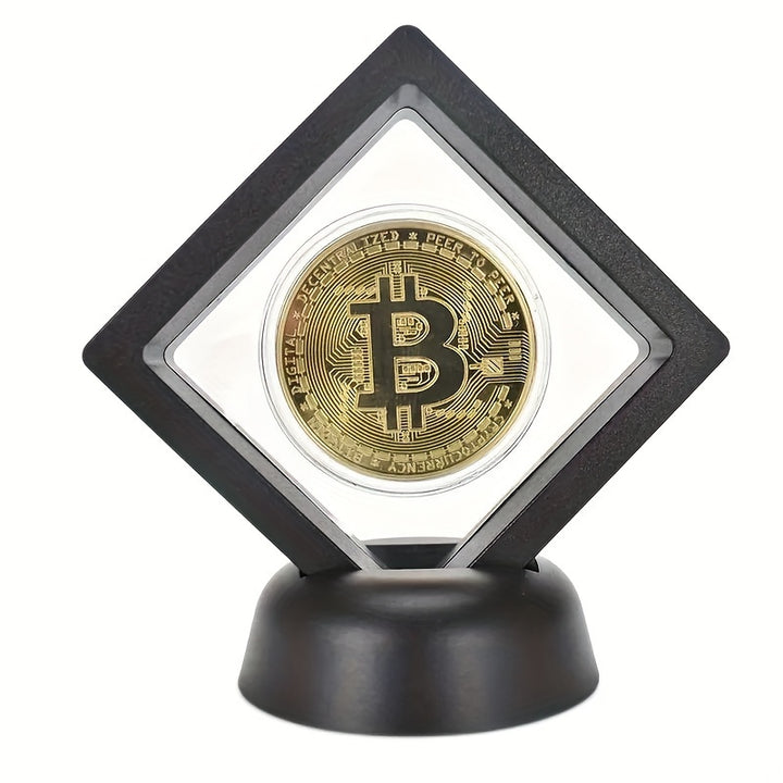 Crypto Display Stand with Bitcoin