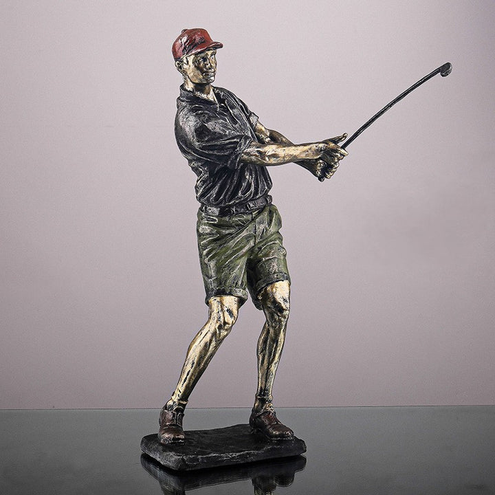 Golden Age Golfer Figurine