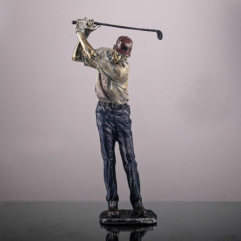 Golden Age Golfer Figurine