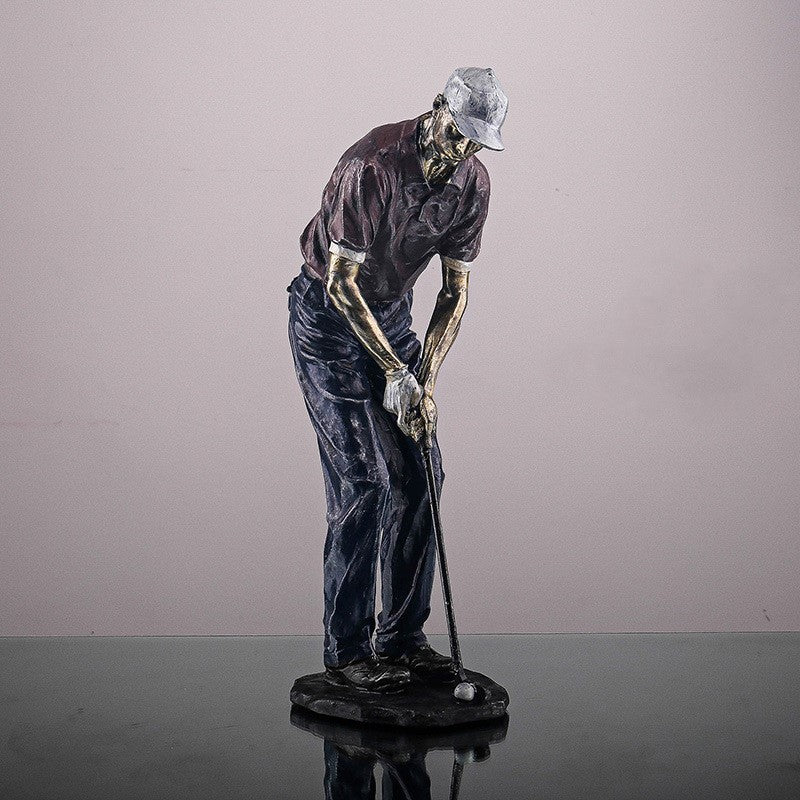 Golden Age Golfer Figurine