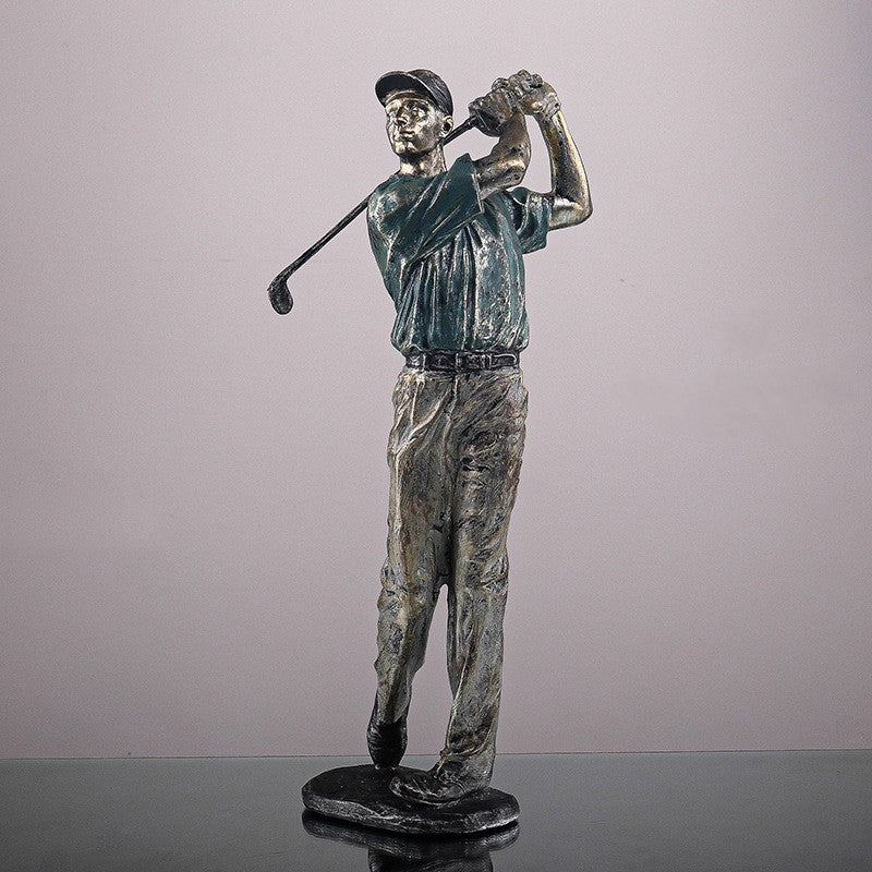 Golden Age Golfer Figurine