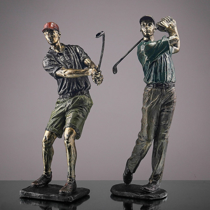 Golden Age Golfer Figurine